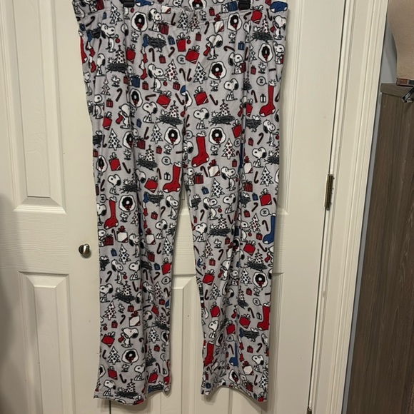 Munki Munki Peanuts Flannel Pajama Plus Pants - Picture 1 of 7